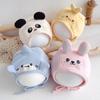 Newborn Cartoon Beanie: Autumn/Winter Ear & Fontanel Protection Hat