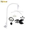 Aipinqi Black & White Animal Crib Mobile with 8-Tone Music Box, Baby Sleep Aid & Bracket