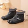 Women's Women's Boots Rain Shoes Women's Fashion Outer Wear Water Shoes Women's Cotton Rain Boots Short Tube Medium Tube Waterproof and Nonslip