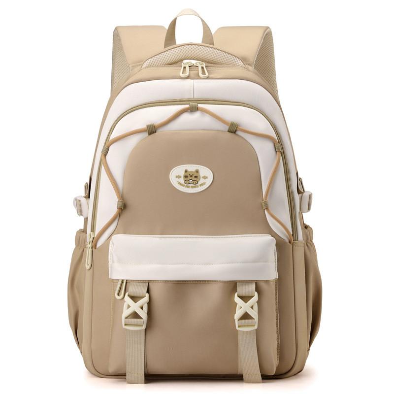 Spacious And Lightweight Nylon Backpack For Middle School Boys And Girls In Trendy Colors