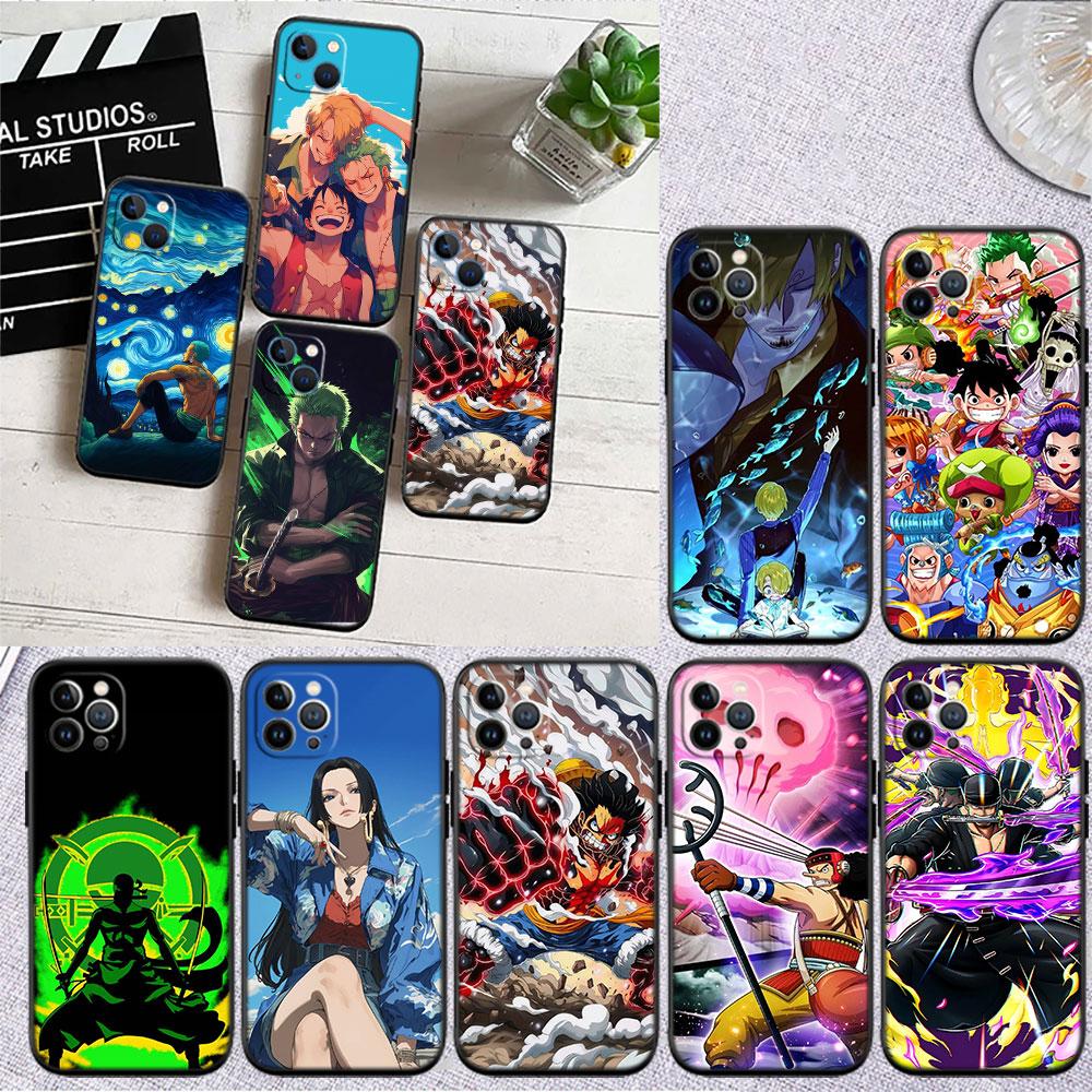 One Piece Art Soft Shell Phone Case for Redmi Note 13 14 Pro+ Plus A3 A3X 13X 13C 13R 14S 14C 14R