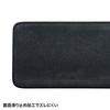 SANWA SUPPLY Memory Foam Wrist Extra Large XL X Fatigue Rest, (W710 D125mm), Relief, Black, TOK-MU4BK