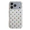 Beige Background with Colorful Polka Dots Phone Case for iPhone 17 Pro Max, 16 Pro, and 15 Pro Double Layer Protection