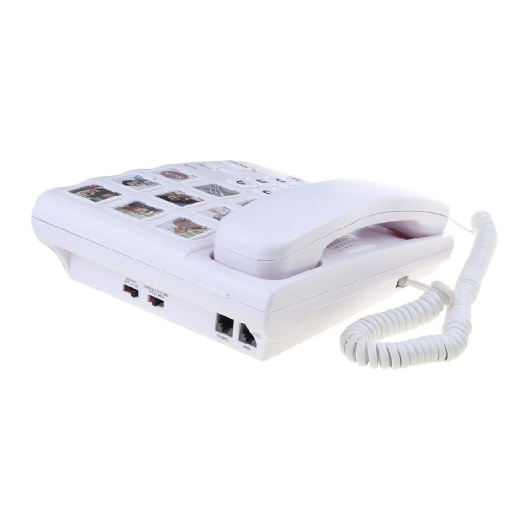 Large Button Home Phone Fixed Landline Telephone With Speakerphone and Last Number Redial Feature