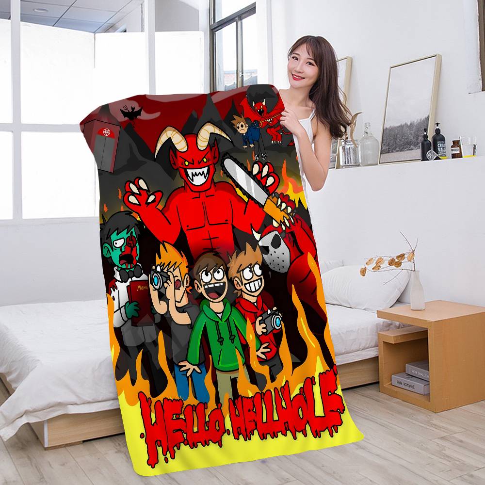 Animated Eddsworld Movie Microfiber Beach Towel Absorbent Quick Dry Soft Yoga Swimming Resort Mountain Climbing Towel