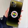 Coole O-Truthahn Fenerbahce-Muster Handyhülle Für iPhone 16,15,14,13,12,17,Pro Max,Plus Silikon Schwarze Hülle