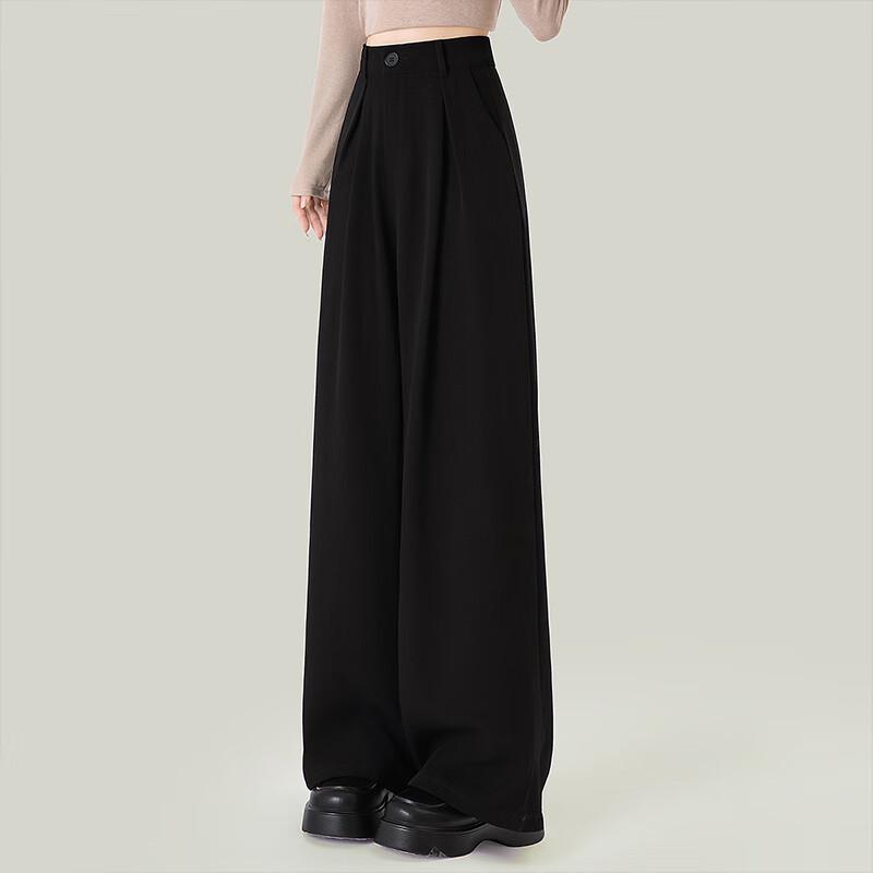 Women's High-Waist Wide-Leg Suit Pants