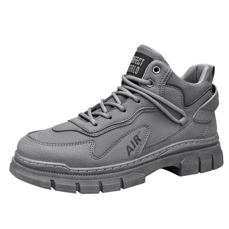 Security Boots Men Work and Safety Shoes Free Delivery Shoes Casual Sneakers Mens Ankle Boots Leather Brown Boot Booties Man