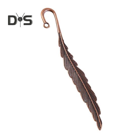 2 Stücke Feder Lesezeichen Metall Lesezeichen Seite Lesen DIY Geschenke Schreibwaren für Home Study Schule Büro