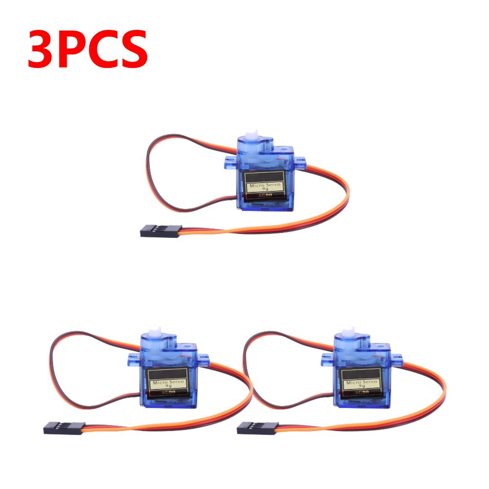 1-5PCS SG90 9G Micro Digital Servo Motor 180/360Degree Fixed-Wing Micro Gear Servo Motor for Rc Helicopter Toy Airplane Aircraft