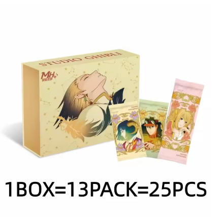 Genuine Hayao Miyazaki Anime Collection Card Chihiro and Chihiro Haal Mobile Castle Card Children Toys Christmas Gift