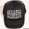 VANSON Vanson Cap with Logo Embroidery, Piping, and Piping Tape, Mesh Cap, Reprint, Johnny's Design, LB-199-02010