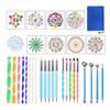 32pcs Mandala Dotting Tools Set Painting Stencils Rocks Template for Craft