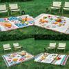 Bohemian Style Outdoor Picnic Blanket With Thick Cotton Linen For Camping And Garden Use