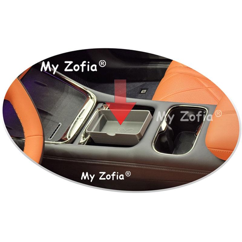 Per Zeekr X 2026 2027 Console Centrale dell'Auto Vano Portaoggetti del Bracciolo Divisore Interno Contenitore Organizzatore Accessori Interni