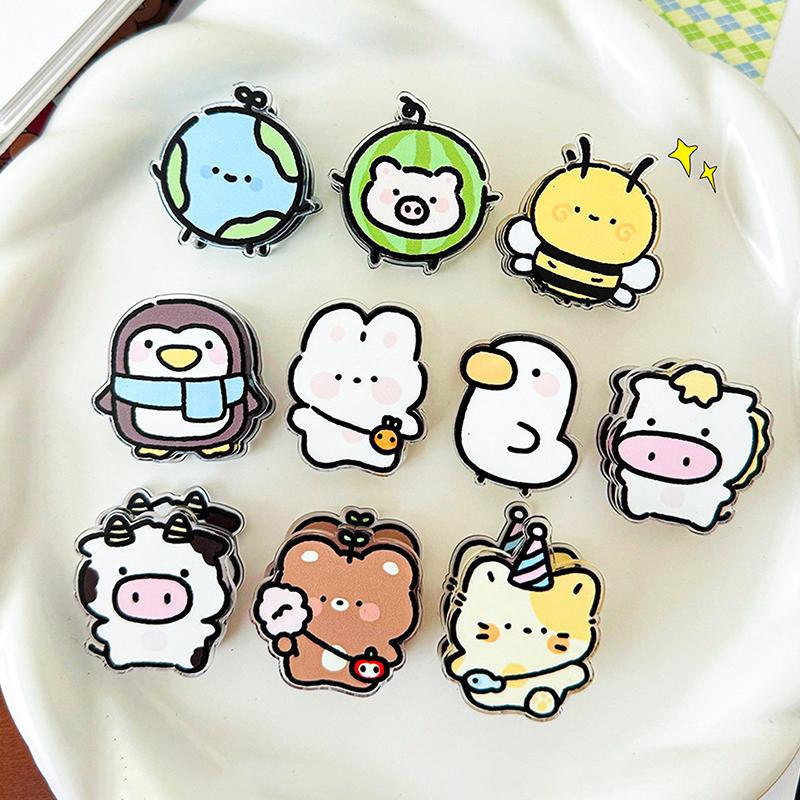 Cute Kitten Animal Cartoon Decorative Gift Sealing Clip Memo Clip Pp Clip For Students Cute Little Items