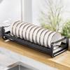 Yunshuang 47cm Gunmetal Grey Kitchen Countertop Dish Drying Rack
