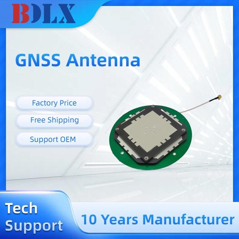High Precision Internal Four-System Eight-Frequency Active Measurement GNSS Antenna GPS RTK Used for UAV Car Boat Vehicle