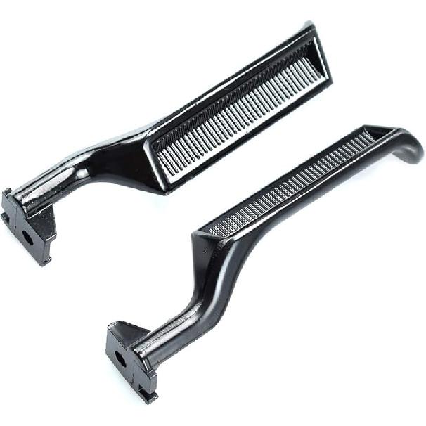 Black Interior Metal Door Handle Front Left Driver Passenger Compatible with 1987-1996 Ford Bronco F150 F250 F350 F53 F59 F800 E7TZ-1522601-A