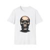 Unisex Softstyle T-Shirt Skull Dramatic Lighting Death Gothic Halloween