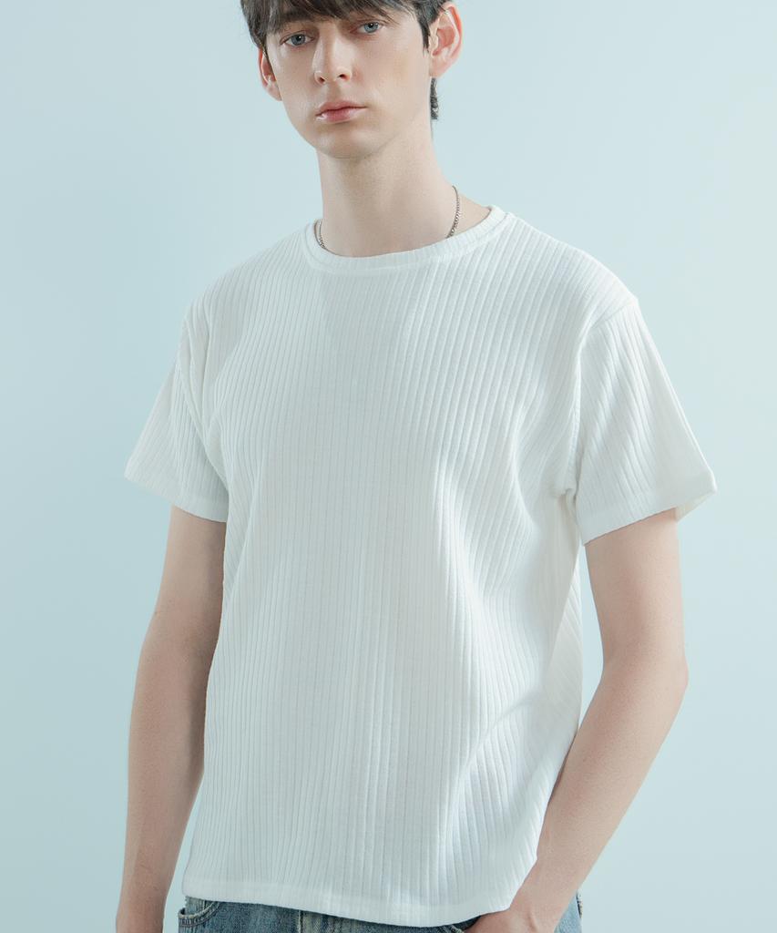 LOGSTORE Stretch Muscle Knit Short Sleeve