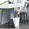 Trash Bin Step Trash Can Rust Paper Bins Hands Free Pedal Garbage Bin Foot Garbage Bin for Hotel Bathroom Kitchen Home
