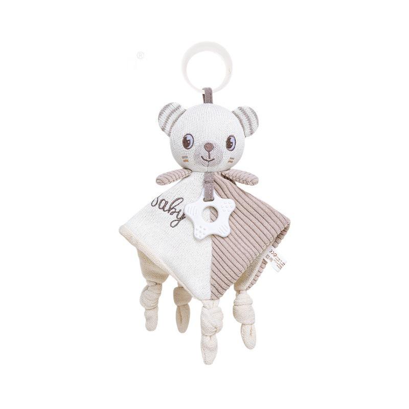 Chewable Cotton Baby Soothing Doll & Bib: Infant Sleep Companion