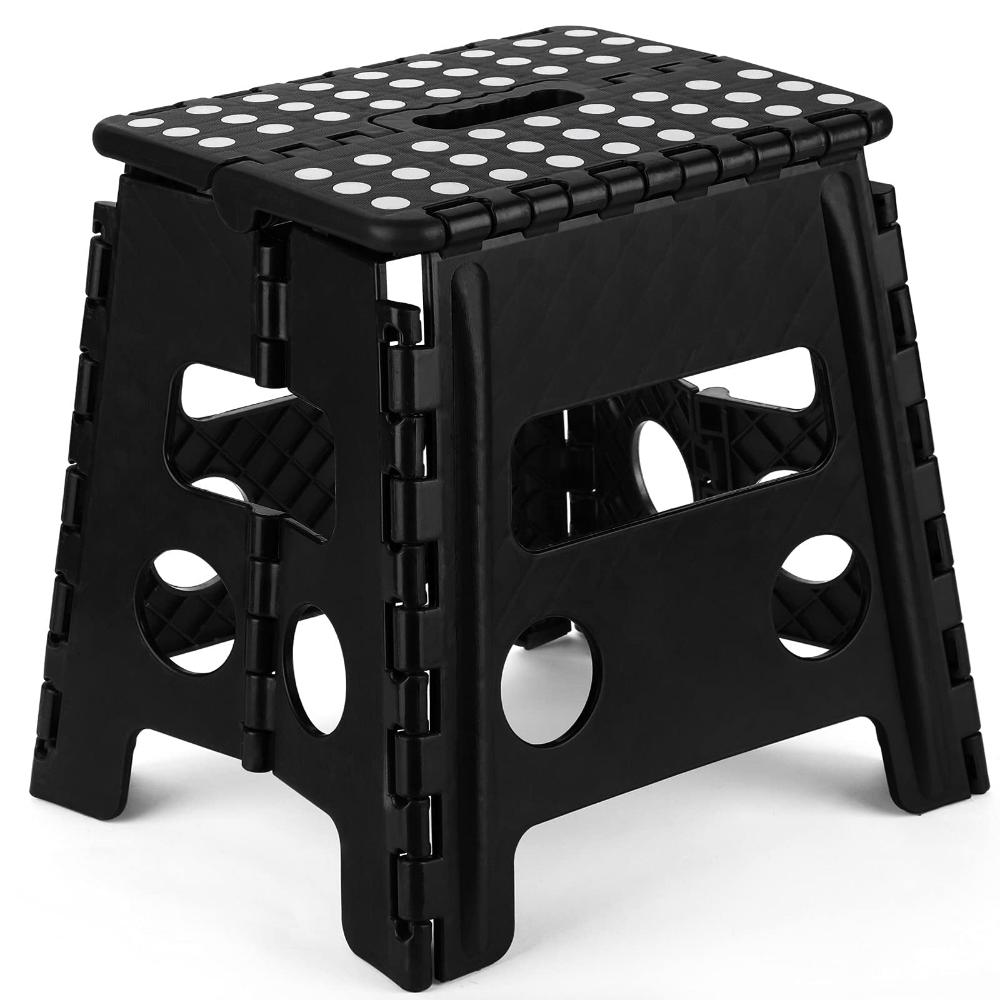 Portable Lightweight Non-Slip 1pc Foldable Step Stool - with Handle for Outdoor Camping, Fishing, Picnics and Trips - Christmas Gift