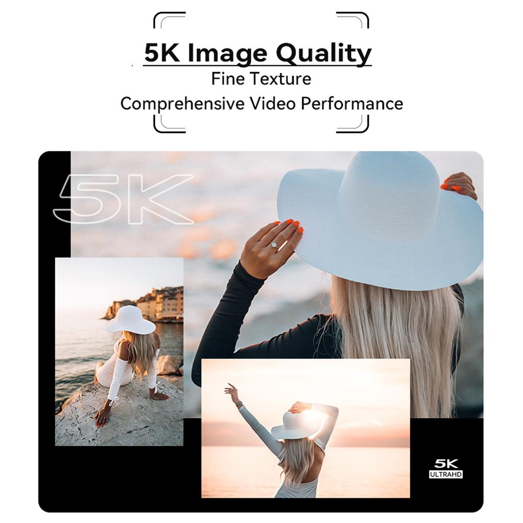 Ordro G730 5K digitální fotoaparát 64MP WiFi digitální videokamera 3,2palcový výklopný dotykový displej