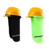 Breathable Construction Helmet Sun Shield Neck Protector 36cm Length for Outdoor Safety Hard Hat Accessories
