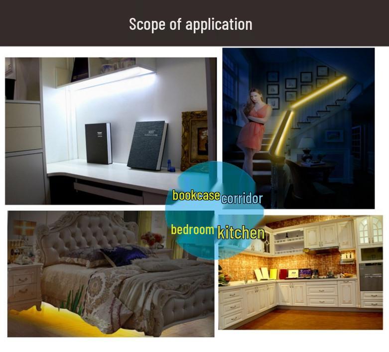 Intelligenter Niederspannungs-LED-Lichtstreifen mit Infrarotsensor und Bewegungserkennung