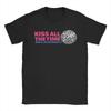 Unisex Unisex Harrys Kiss All The Time Album T Shirts Styles Pure Cotton Tops Vintage Short Sleeve Crewneck Tees Plus Size Tshirt