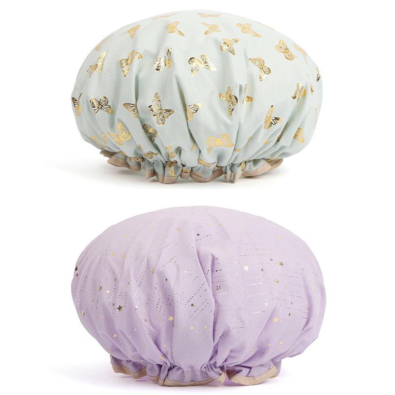 Shower Caps Waterproof  Donuts for Hair Bathing Cap for Women Swimming Cap Shower Shower Suit Bonnet Douche