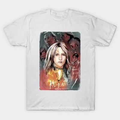 T Shirt Women Kill Bill Harajuku Print Kawaii Tshirt Summer Short Sleeve Female T-Shirt Top Tee