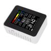 5 in 1 Air Quality Tester CO2 TVOC HCHO Temperature Humidity Test Digital Display Air Detector White