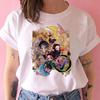 2023 New Women T-Shirt Kimetsu No Yaiba Demon Slayer Top Female T Shirt Harajuku Streetwear O-Neck Casual Ladies Tees Clothing