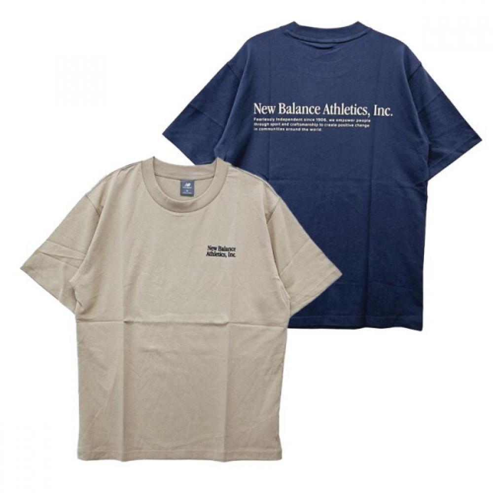 

New Balance Футболка Полуоверсайз Флок-надпись Nbnee2s051 (37)Dark Beige/095(M)