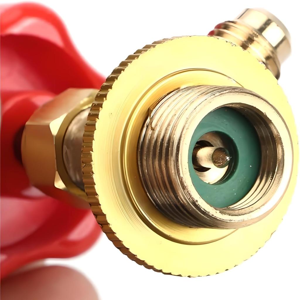 Tap Valve HFC-134a for Automobile Air Conditioner Filling, Bottle Opener Valve M14 x 1/4 (Set of 1)