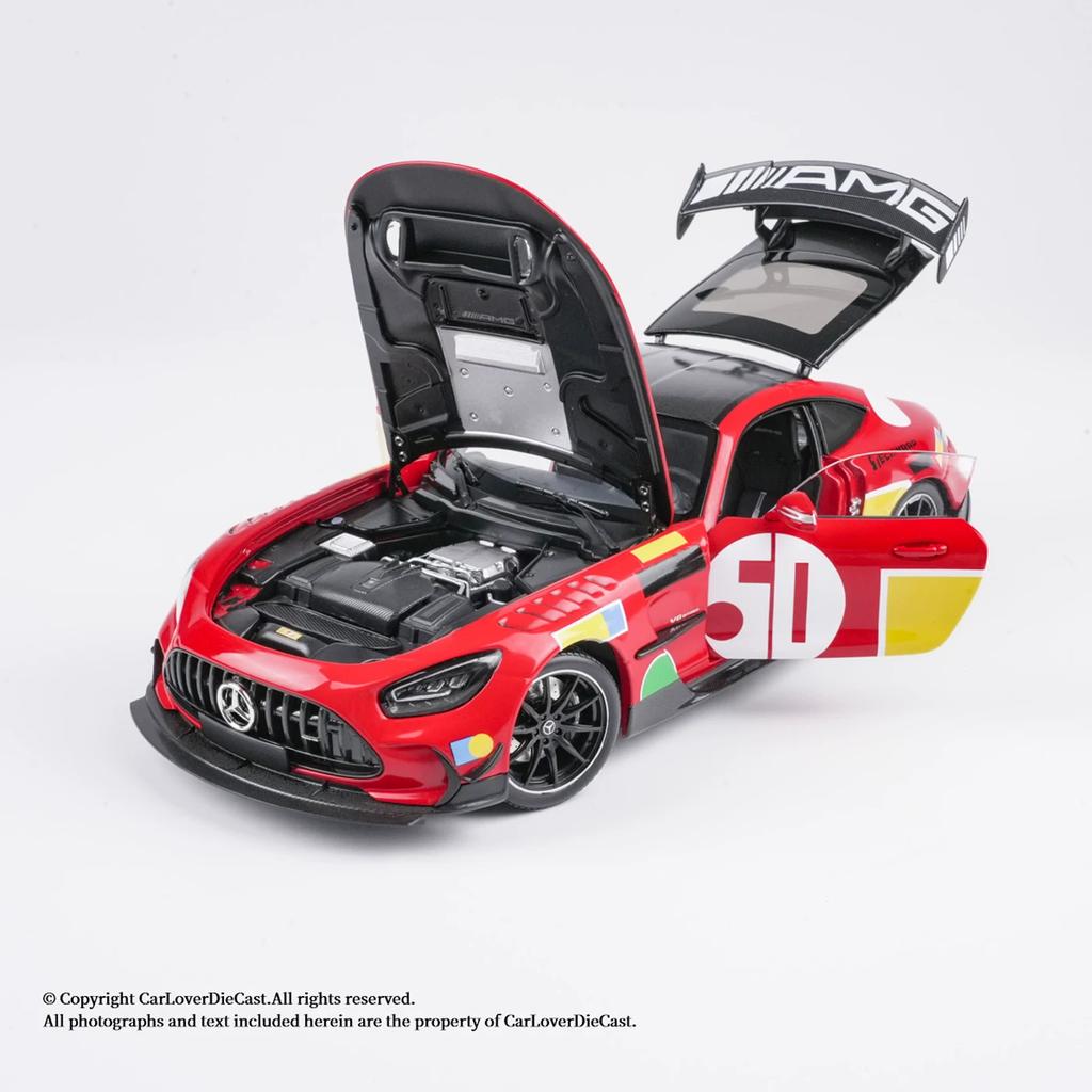 Minichamps 1:18 Scale Benz AMG GT Model Car Alloy Full Open Diecast Car Model Room Ornament For Car Collectors Hobby Enthusiasts