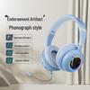 KE-29 RGB Bluetooth Over-Ear & In-Ear Retro Headphones