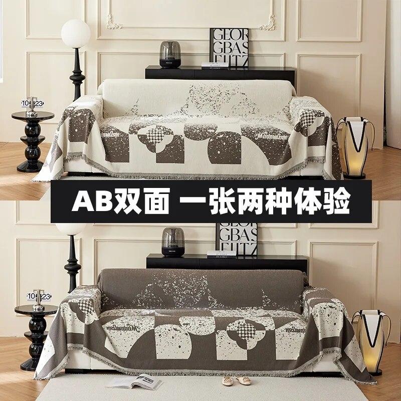 

Жаккардовое полотенце для дивана с кисточками, полное покрытие, противоскользящее, против царапин, высокое качество, синель, функциональный чехол для дивана, одеяло, подушка для сиденья 180x130cm1pcs