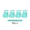 4pcs Anti-Scratch Cat Feet Covers Adjustable Anti-Off Shoes for Cat Silicone Cat Paw Protector Boots for Cat Bathing Pet Supplie