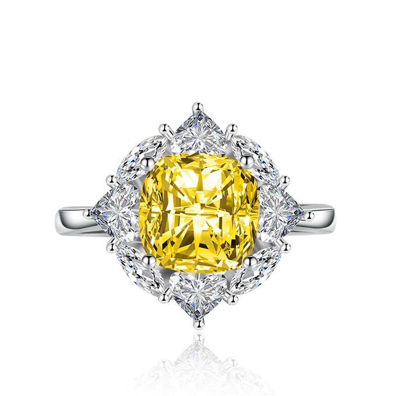 BELLA BOX Classic Opening Resizable Rings For Women Zircon Engagement Party Fine Jewelry Gift