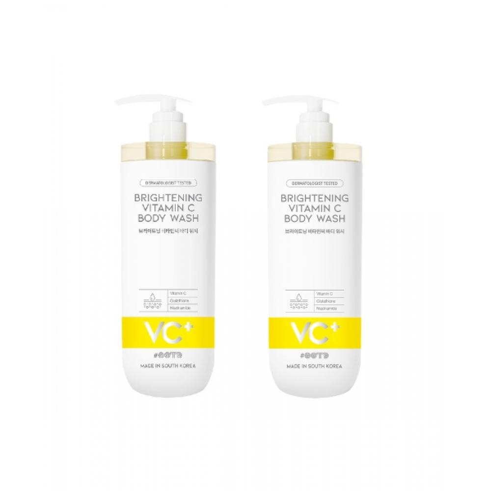 Ootd Beauty Brightening Vitamin C Whitening Tone Up Moisturizing Large CapaCity Body Wash 750ml X 2 NONE