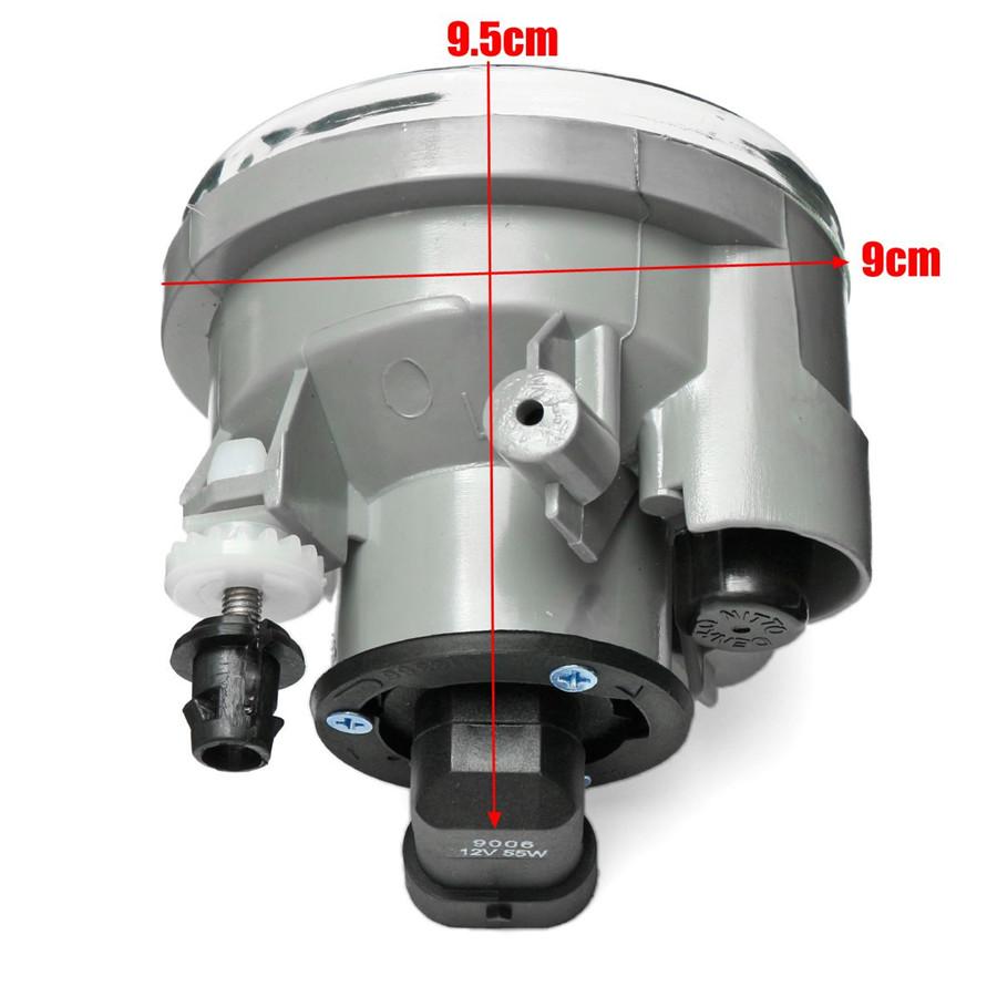 Pair Left And Right Front Clear Bumper Driving Fog Lights For Toyota Highlander 2004 2005 2006 2007