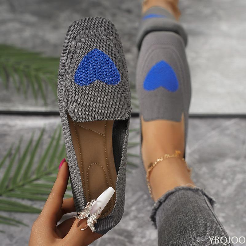 European American Plus Size Flat Bottomed Women's Single Shoes Summer New Mesh Breathable Casual Daily Women's Shoes Sneakers