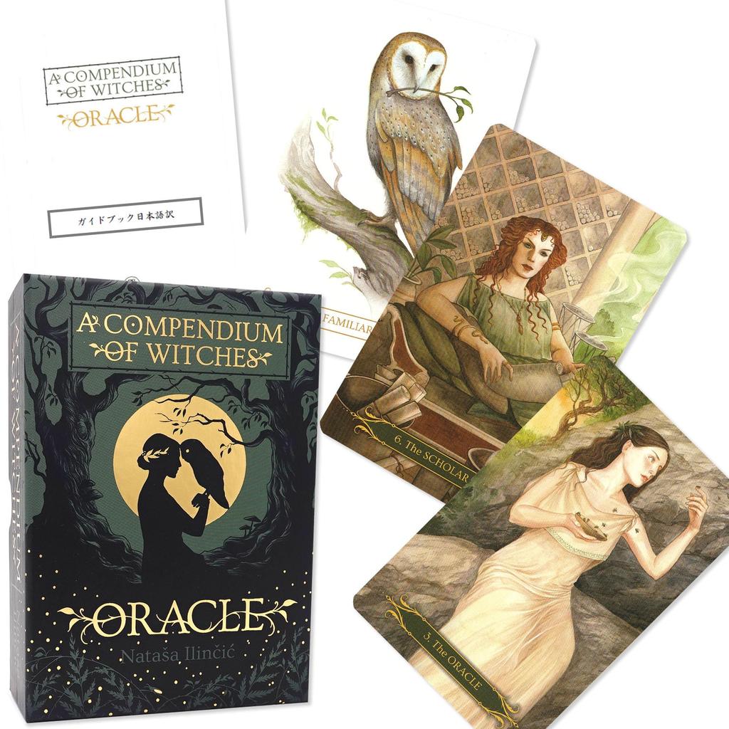 A Compendium of Witches Oracle Cards (Authentic) with Japanese Instructions