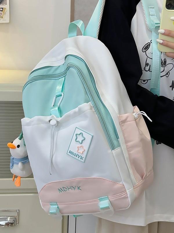 Minimalist Nylon Backpack For Women With Design And Laptop Storage For School Use