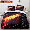 3D Anime Genshin Impact Xiao SUCROSE Qiqi Bedding Set Printed single Comforter Duvet Cover Pillow Case 3 Pieces Kids Adult Size
