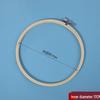 Handmade DIY Cross-Stitch Round Moso Bamboo Embroidery Hoop Frame Holder